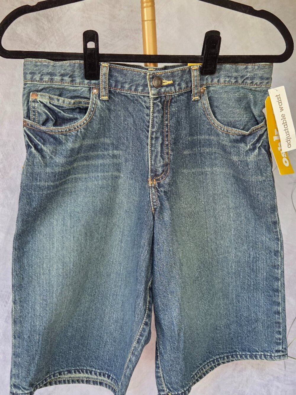 Boys OshKosh Denim Shorts Size 12 Husky NWT